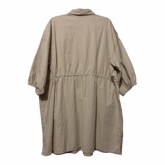 J.Crew Cinched Zip-up Dress in Drapey Cotton Preppy minimalist - Picture 3 of 8